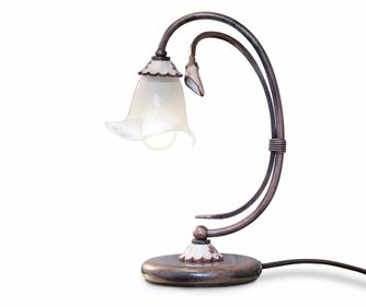 Stolna lampa Vicenza Bronze And White