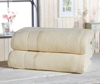 Set 2 prosoape de baie Royal Velvet Cream