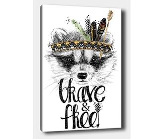Картина Raccoon 100x140 см