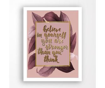 Slika Gold Font 24x29 cm