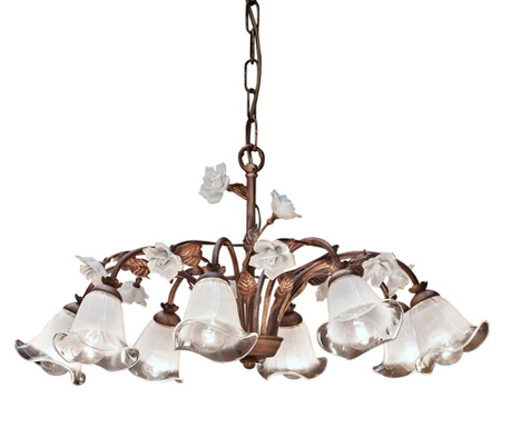 Luster Siena Eight Bronze And White
