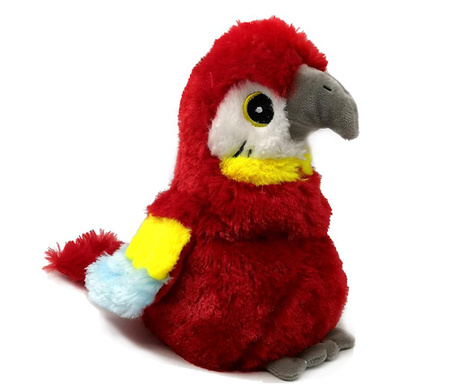 Ohrievajúca plyšová hračka Parrot Red