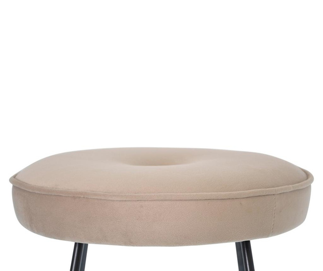 Barski stol Bristol Warm-Grey Velvet
