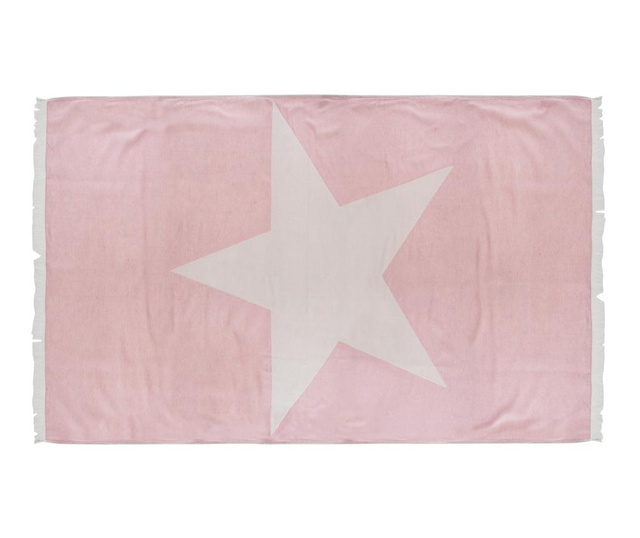 Brisača za plažo Star Pink 100x180 cm
