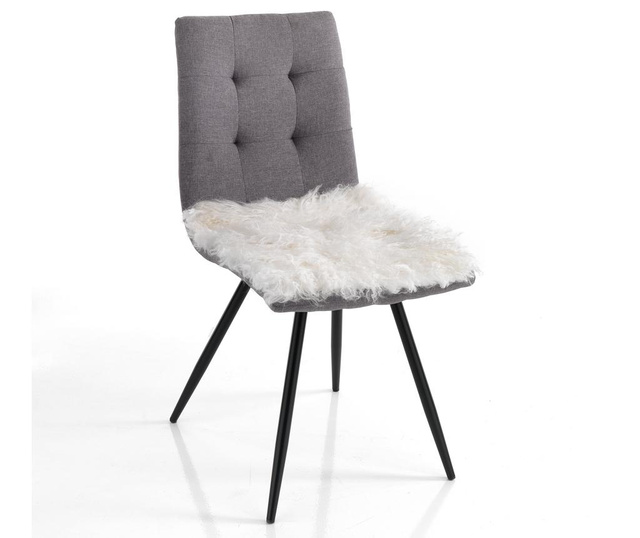 Sedežna blazina Fur Ivory 40x40 cm