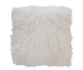 Okrasna blazina Fur Ivory 40x40 cm