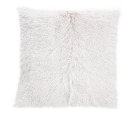 Διακοσμητική μαξιλαροθήκη Fur Maxi White 50x50 cm