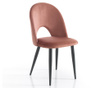 Set 4 scaune Tomasucci, Nail Pink, roz, 54x48x87 cm