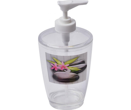 Dispenser pentru sapun lichid Tendance, Janice, plastic (acronotril stiren), 8x8x17 cm