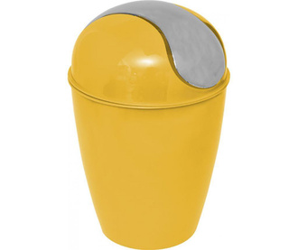 Кош за отпадъци с капак Peva Yellow