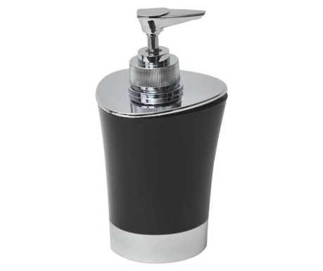 Dispenser pentru sapun lichid Tendance, Peva Black, polipropilena, 8x8x15 cm, negru
