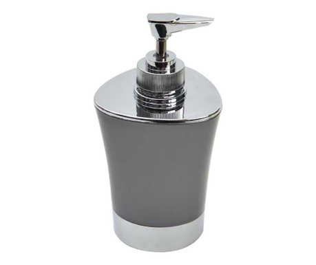 Dispenser pentru sapun lichid Tendance, Peva Grey, polipropilena, 8x8x15 cm, gri