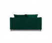 Canapea cu 2 locuri Mazzini Sofas, Lilas Bottle Green, verde, 150x94x90 cm