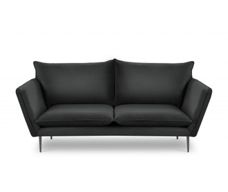 Canapea cu 3 locuri Mazzini Sofas, Acacia Dark Grey, gri inchis, 212x95x96 cm