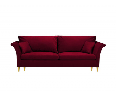 Rozkładana kanapa 3-osobowa Tulipe Red
