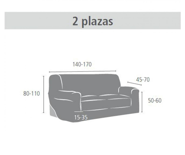 Navlaka za kauč Iria  Grey 140x45x50 cm