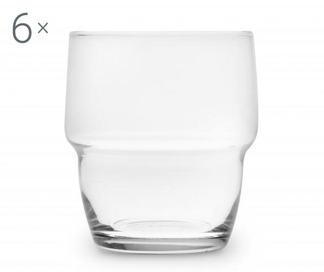 Set 6 pahare pentru apa Excelsa, Stoccolma, sticla