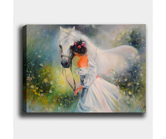 Tablou Tablo Center, Horse, canvas din bumbac, 50x70 cm