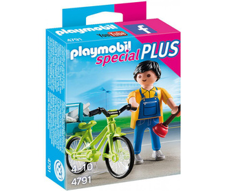Vodoinstalater s igračkom za bicikle Summer