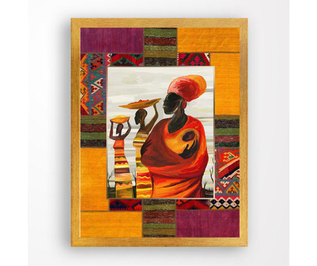Πίνακας African Woman 24x29 cm
