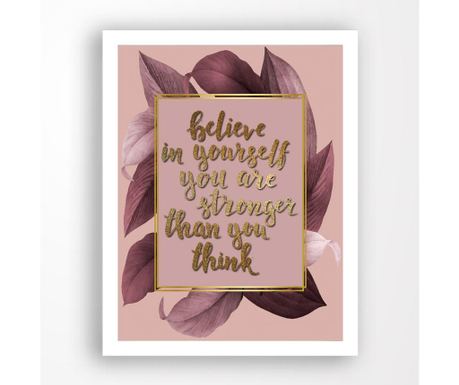 Slika Gold Font 24x29 cm