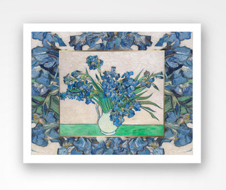 Slika Blue Flowers 24x29 cm
