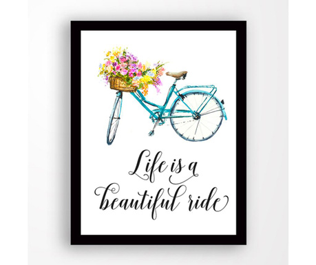 Obraz Life Is A Beautiful Ride 24x29 cm