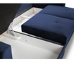 Coltar reversibil si extensibil Kooko Home, Andante Royal Blue, albastru royal, 225x145x92 cm