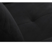 Reverzibilna in raztegljiva kotna sedežna garnitura Andante Black