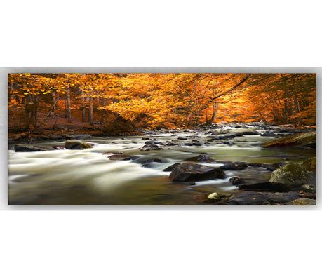 Картина Autumn River 60x140 см