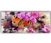 Slika Pink Flower And Butterfly 60x140 cm