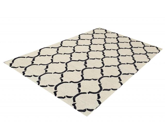 Covor Bakero, Chain Black, 122x183 cm, negru
