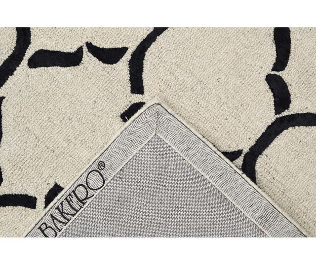 Covor Bakero, Chain Black, 122x183 cm, negru