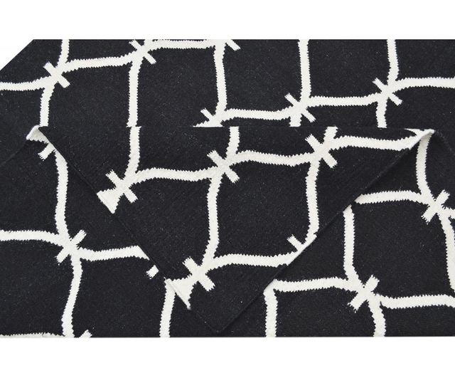 Covor Bakero, Belinda Black, 120x180 cm, negru