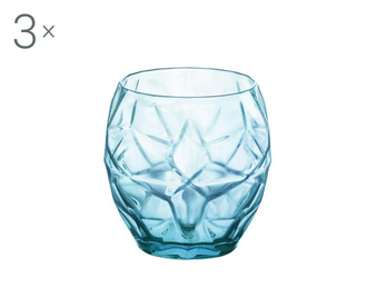 Set 3 čaše Oriente Blue