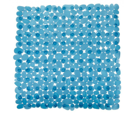 Covor de cada Wenko, Paradise Petrol, policlorura de vinil, 54x54 cm, albastru perol