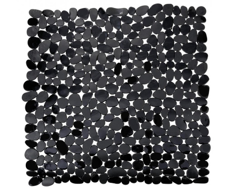 Χαλάκι μπανιέρας Paradise Black 54x54 cm