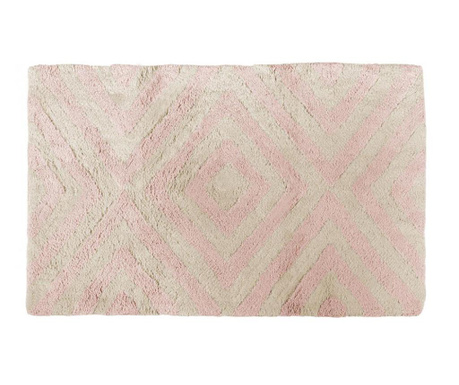 Dywanik łazienkowy Guy Laroche Home Veta Old Pink 55x95 cm