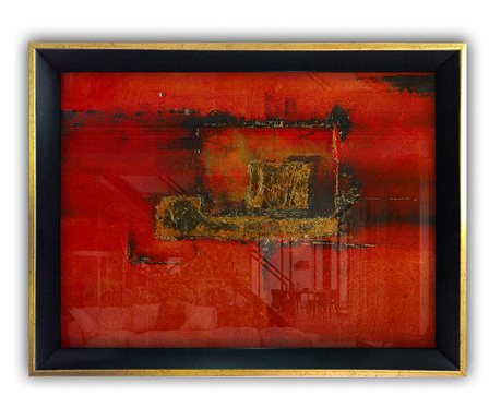 Slika Square into The Red 55x75 cm