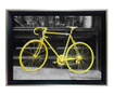 Tablou Tablo Center, Yellow Bike, sticla imprimata, 35x45 cm