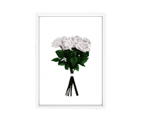 Tablou White Roses 23x33 cm
