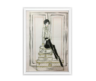 Obraz Chanel Suitcases 23.5x33.5 cm