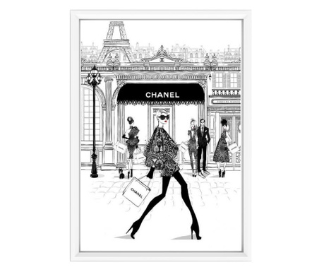 Slika Chanel Store White 23x33 cm
