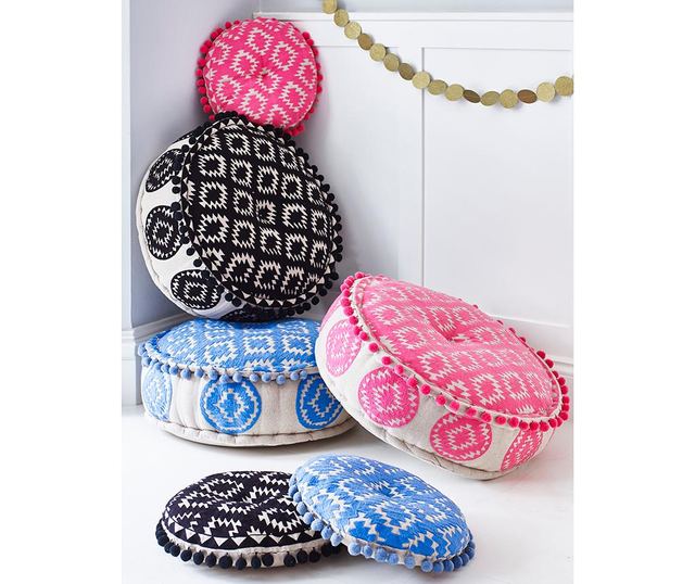 Възглавница за под Aztec Bubble Gum 60 см