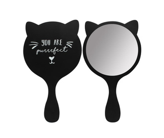 Ručno zrcalo Cat Black