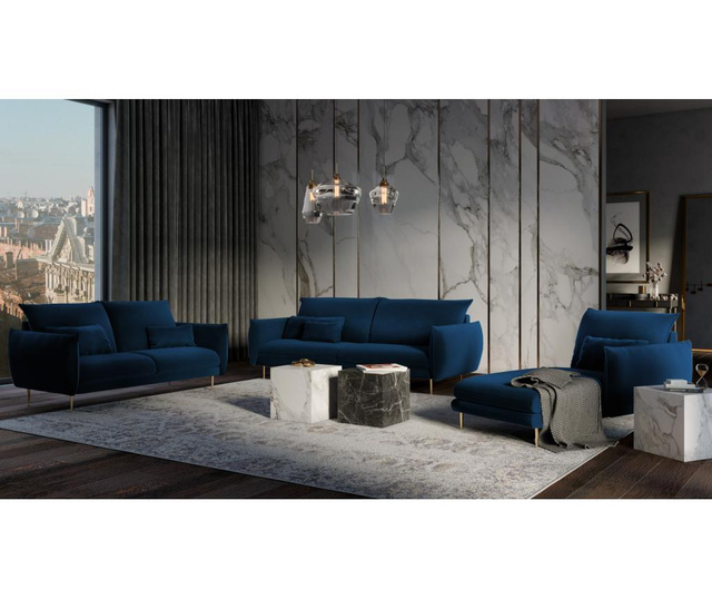 Sofa cu 2 locuri Biagio Royal Blue
