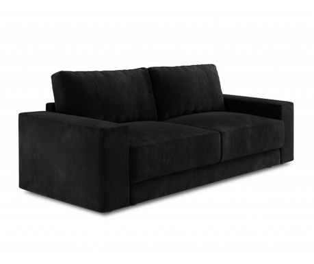 Rozkładana kanapa 4-osobowa Gaia Black