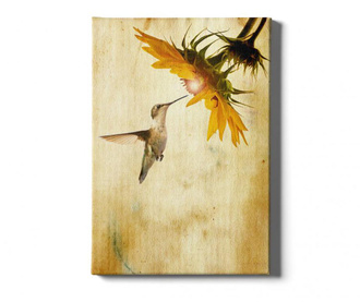 Πίνακας Bird-Flower 50x70 cm