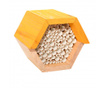 Casuta pentru albine Esschert Design, Hexagon, lemn de pin, 13x15x15 cm