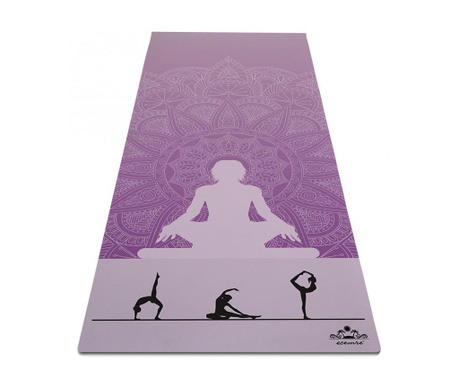 Prostirka za jogu Silhouette Purple 65x185 cm